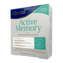 Эфамол Брейн Мемори Актив / Efamol Brain Active Memory капсулы №30 в Смоленске и области фото