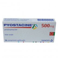 Пиостацин (Пристинамицин) таблетки 500мг №16 в Смоленске и области фото